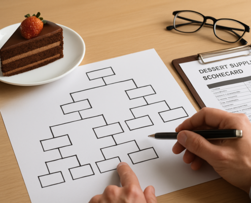 Decision-tree guide to pick dessert suppliers for multi-unit restaurants—ensure consistent quality, simplify sourcing, and drive profit growth.